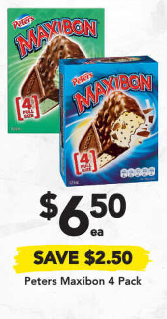 Drakes Peters Maxibon 4 Pack offer