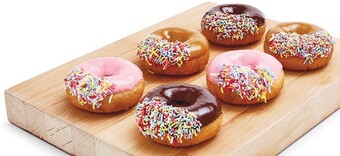 Woolworths Iced Donut Pk 6* offer