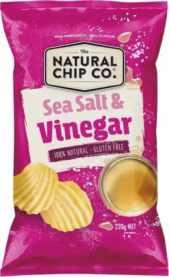 Woolworths Natural Chip Co 220g offer