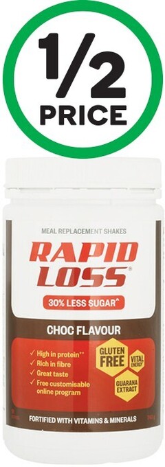 Woolworths Rapid Loss Meal Replacement Shake 740g~ offer