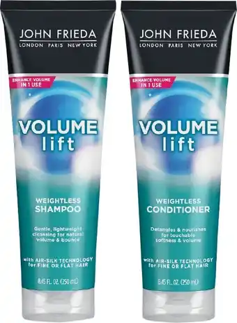 Woolworths John Frieda Volume Lift Weightless Shampoo or Conditioner 250ml offer