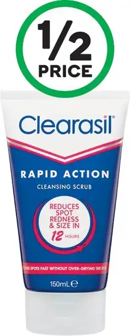 Woolworths Clearasil Ultra Facial Scrub Deep Pore 150ml offer