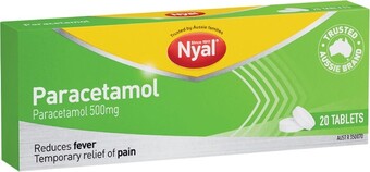 Woolworths Nyal Paracetamol Tablets Pk 20¥ offer
