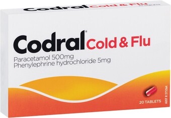 Woolworths Codral Relief Cold & Flu Plus Decongestant Pk 20^ offer