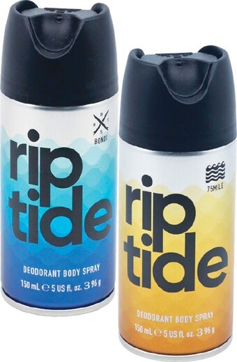 Woolworths Riptide Body Spray 150ml offer