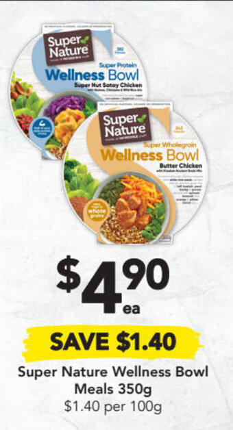 Drakes Super Nature Wellness Bowl Meals 350g offer