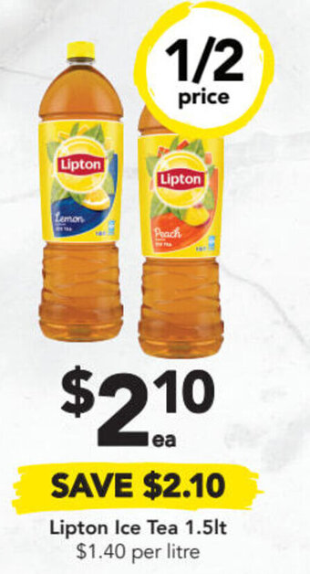 Drakes Lipton Ice Tea 1.5lt offer
