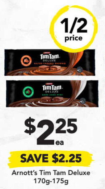 Drakes Arnott's Tim Tam Deluxe 170g-175g offer