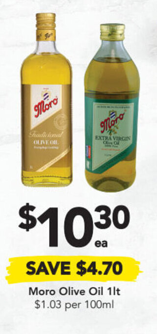Drakes Moro Olive Oil 1lt offer
