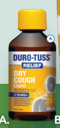 Drakes Duro-tuss Relief Liquid 200ml offer