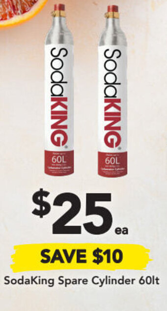 Drakes SodaKing Spare Cylinder 60lt offer