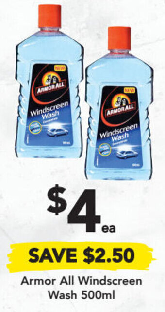Drakes Armor All Windscreen Wash 500ml offer