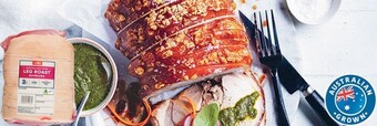 Coles Coles Australian Pork Leg Roast Boneless offer