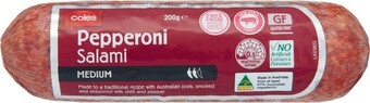Coles Pepperoni Salami 200g