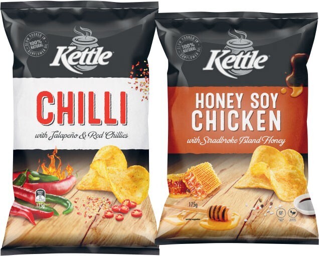 Kettle Potato Chips 150g175g offer at Coles