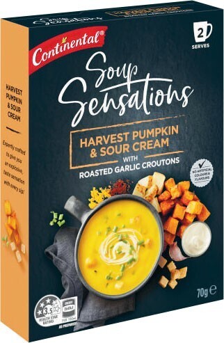 Coles Continental Sensations Soup 2 Serve 48g-70g offer