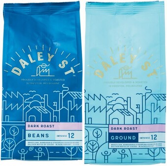Coles Daley St Coffee Beans or Ground 200g offer