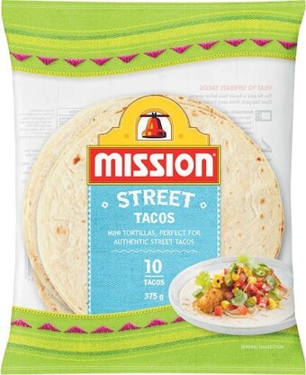 Mission Street Tacos 10 Pack 375g