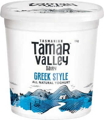 Coles Tamar Valley Greek Style Yoghurt 1kg offer