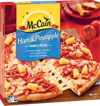 Coles McCain Family Pizza 500g offer