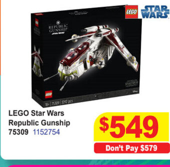 Lego Star Wars Republic Gunship 75309