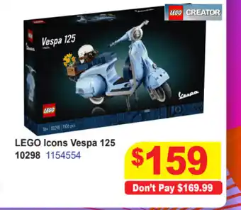 Lego Icons Vespa 125 10298