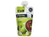 CUB Organic Apple, Banana & Blueberry 4m+ 120g