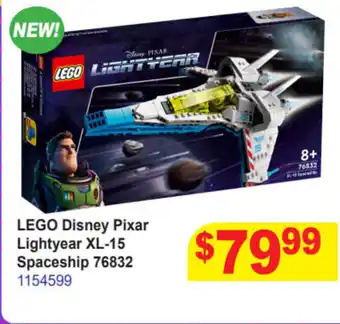 Lego Disney Pixar Lightyear XL-15 Spaceship 76832