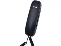 Officeworks Uniden Slimline Corded Phone FP1100BLK offer