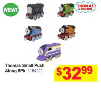 Mr Toys Thomas Small Push Along 5PK offer