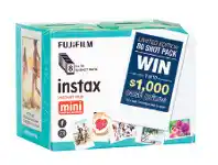 Officeworks Fujifilm Instax Mini Paper 80 Pack offer