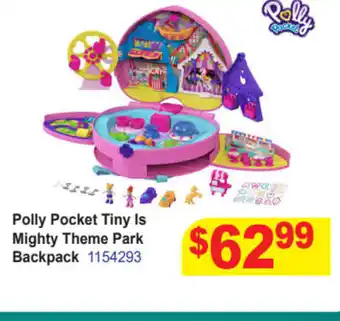 Mr Toys Polly Pocket Tiny Is Mighty Theme Park Backpack offer