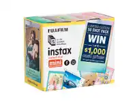 Officeworks Fujifilm Instax Mini Paper 50 Pack - Novelty offer
