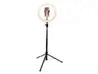 Officeworks Cygnett V-Pro 10" Ring Light with Tripod offer