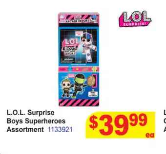 Mr Toys L.O.L. Surprise Boys Superheroes Assortment offer