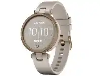 Officeworks Garmin Lily Smart Watches - Cream Gold & White Silicone offer