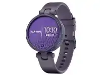 Officeworks Garmin Lily Smart Watches - Midnight & Deep Orchid Silicone offer
