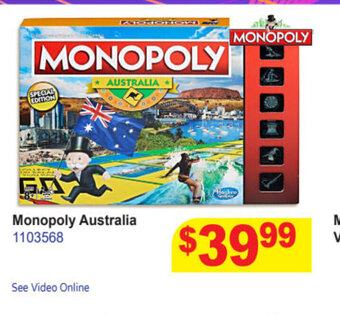 Mr Toys Monopoly Australia offer