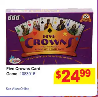 Five Crowns Card Game