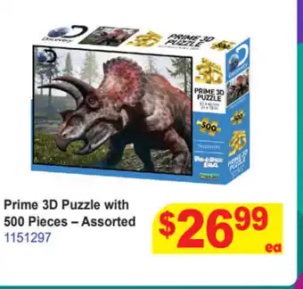Mr Toys Prime 3D Puzzle with 500 Pieces - Assorted offer