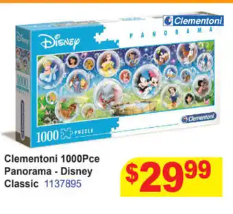 Mr Toys Clementoni 1000Pce Panorama - Disney Classic offer