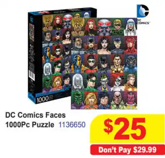 Mr Toys DC Comics Faces 1000Pc Puzzle offer