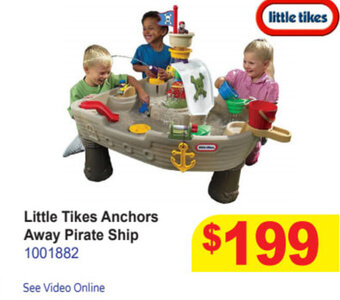 Mr Toys Little Tikes Anchors Away Pirate Ship offer