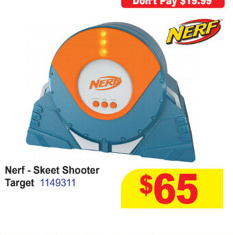 Mr Toys Nerf - Skeet Shooter Target offer