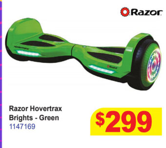 Mr Toys Razor Hovertrax Brights - Green offer