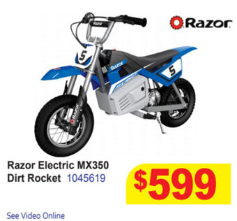 Razor Electric MX350 Dirt Rocket