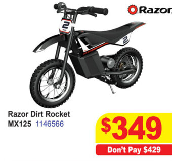 Mr Toys Razor Dirt Rocket MX125 offer