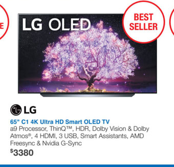 Videopro LG 65" C1 4K Ultra HD Smart OLED TV offer