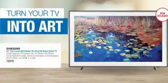 Videopro Samsung 65" The Frame 2022 Model 4K Ultra HD Smart OLED TV offer