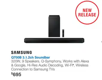 Videopro Samsung Q700B 3.1.2ch Soundbar offer